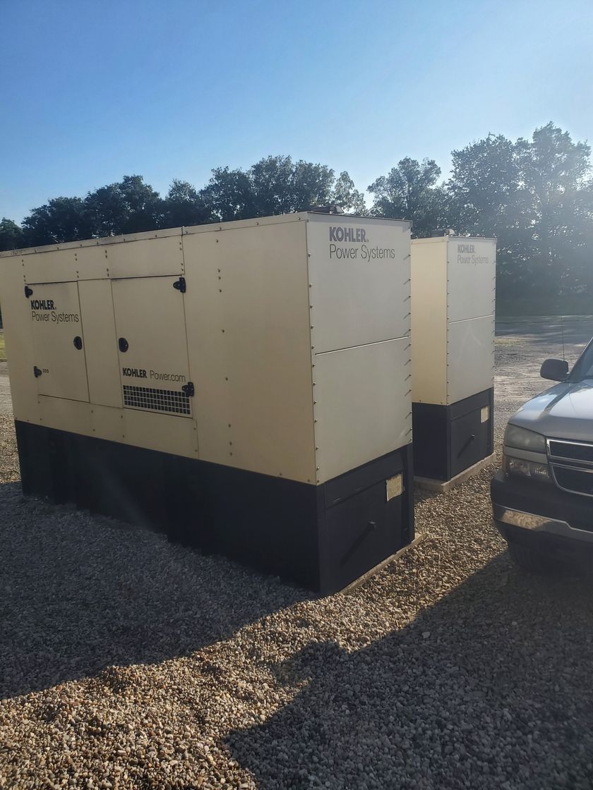 Large standby generator sets installed by McClone Electric